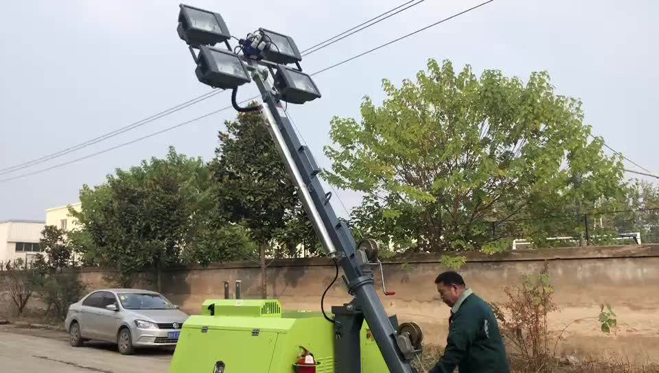 1000w*4 Led Lights Industrial Mobile Diesel Portable Light Tower Buy