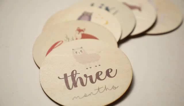 17pcs Baby Milestone Animal Cards Wooden Birth Milestone Photography Props Birth Monthly Recording Cards Newborn Birthday Gifts Baby Souvenirs hot