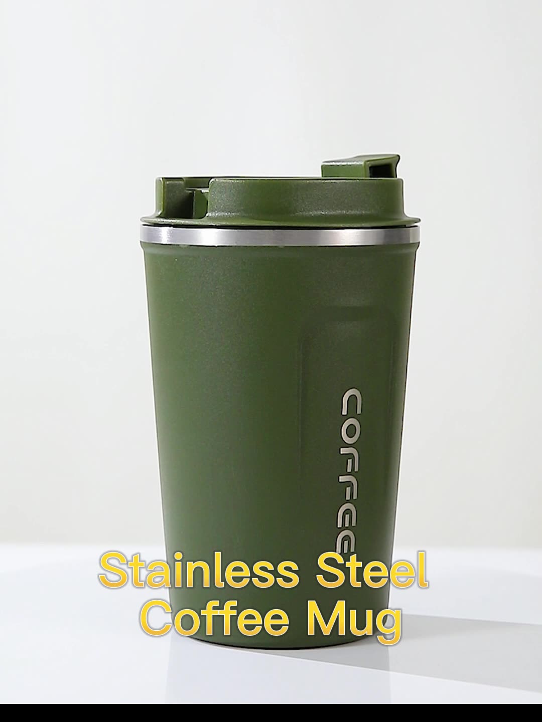 Custom Logo Sublimation 380/510ml Reusable Stainless Steel Insulated Thermal Coffee Cups Leak