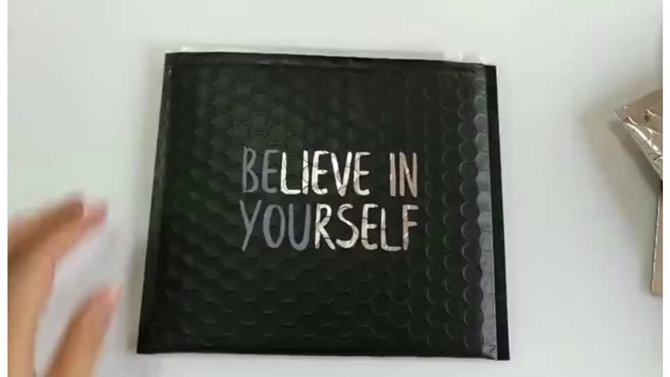 Cosmetic Shockproof Packaging Mailing Padded Plastic Poly Ziplock