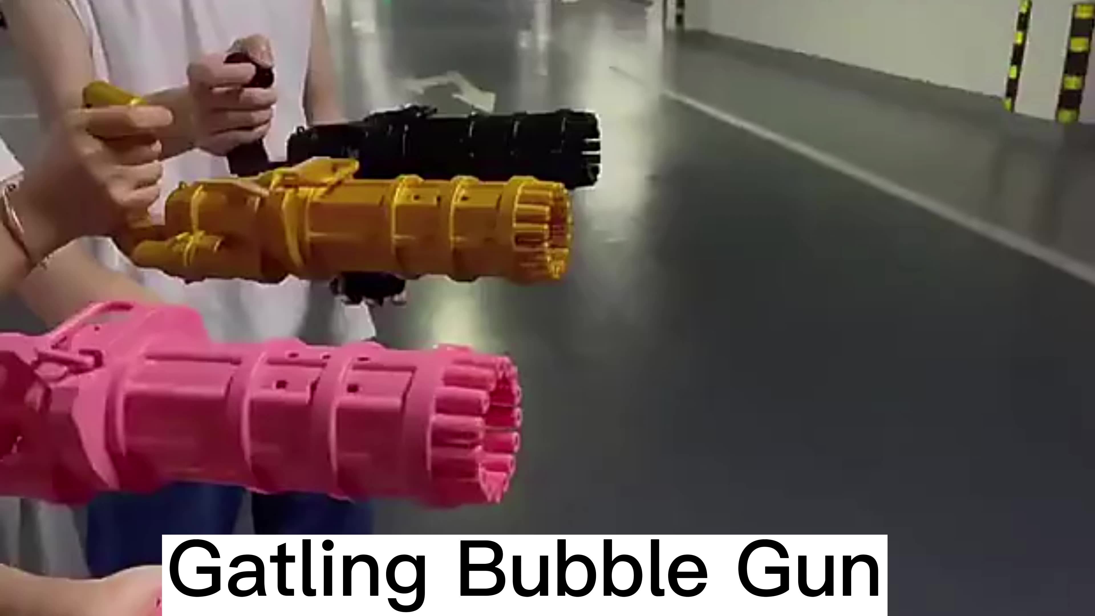 8hole Hole Huge Bubble Launcher Gun Summer Outdoor Electric Automatic