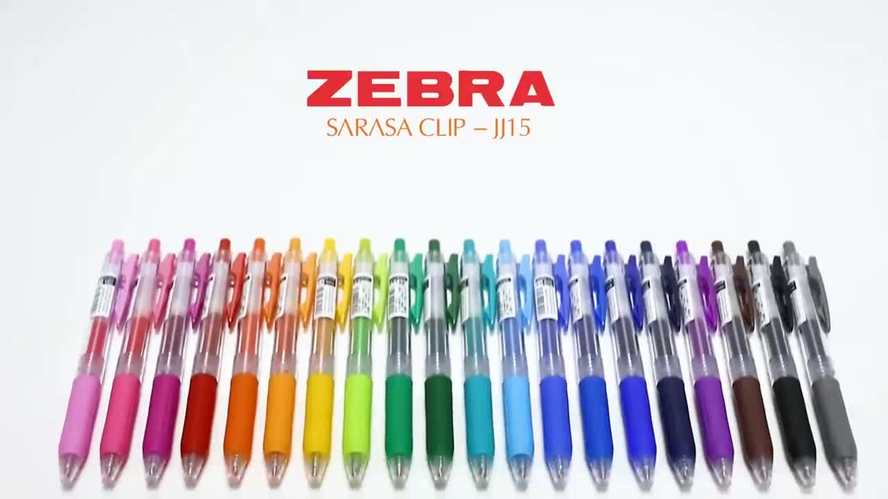Гелевые ручки Zebra SARASA JJ15 4 шт.