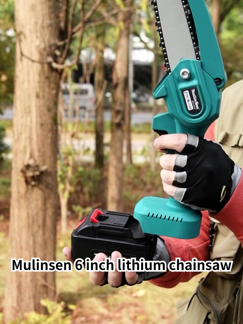 Mulinsen 6inch 21v 3980rmp Wood Cutting Machine Cordless Power Saws ...