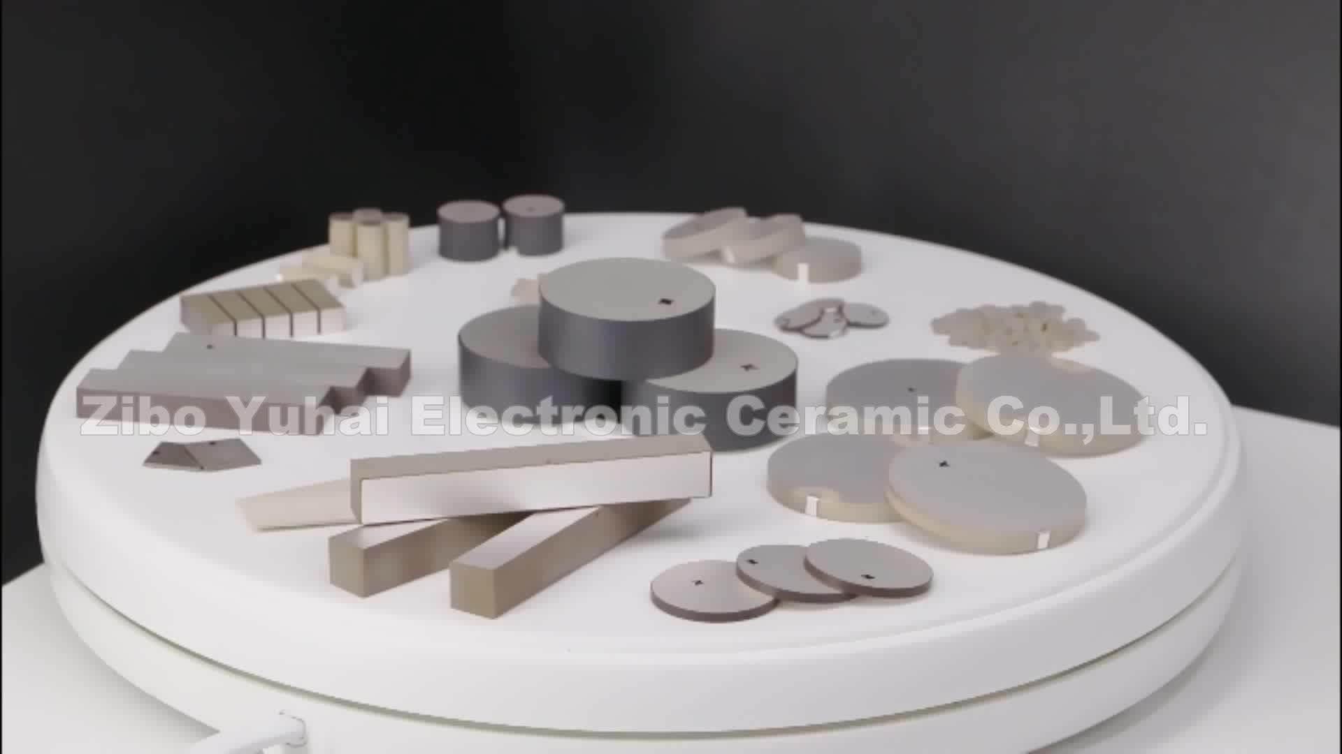 Piezoelectric Ceramic Material Pzt5 2mhz Piezoelectric Ceramic Tube