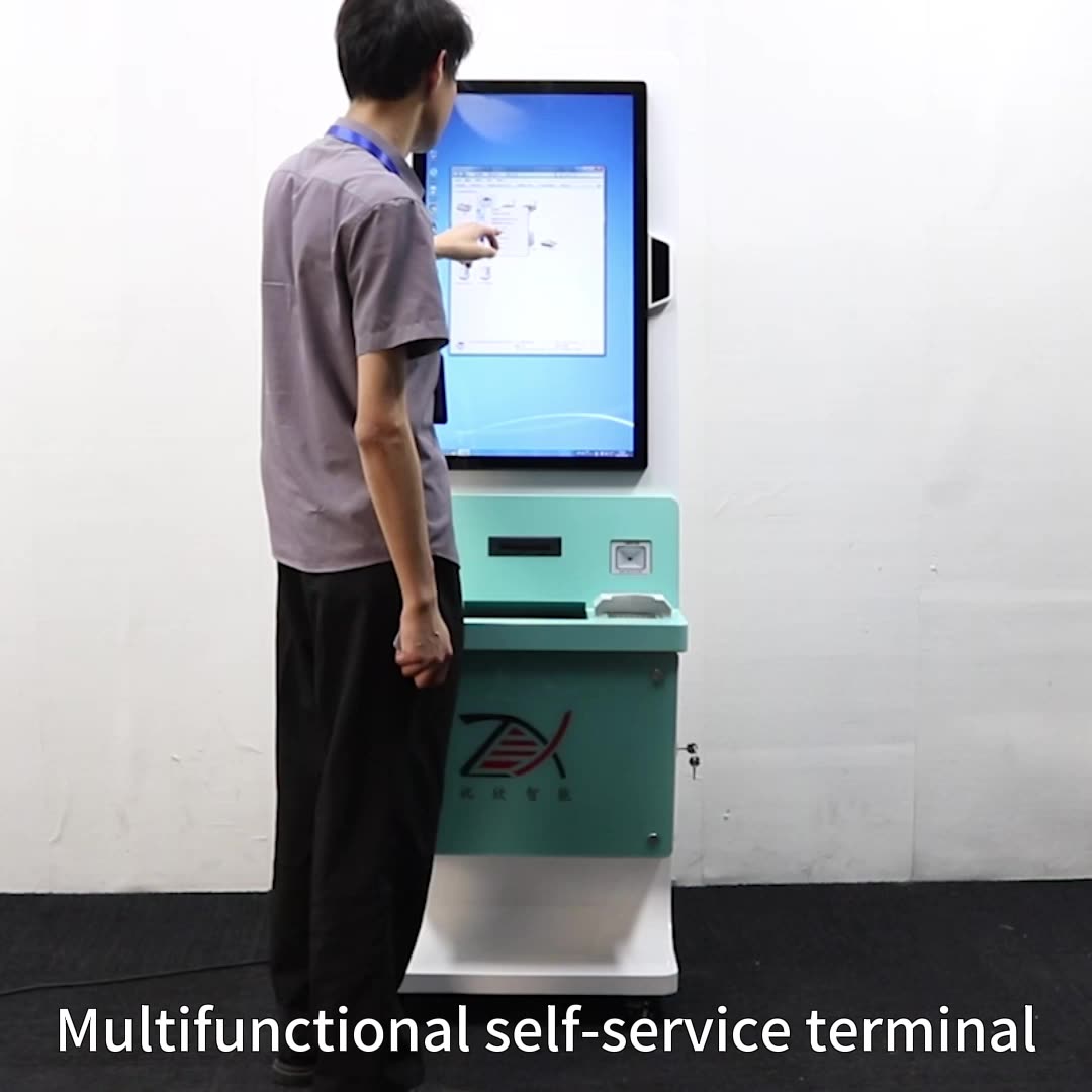 Airport and Hotel Self Check-in Kiosk - ID Scanner & Card Dispenser