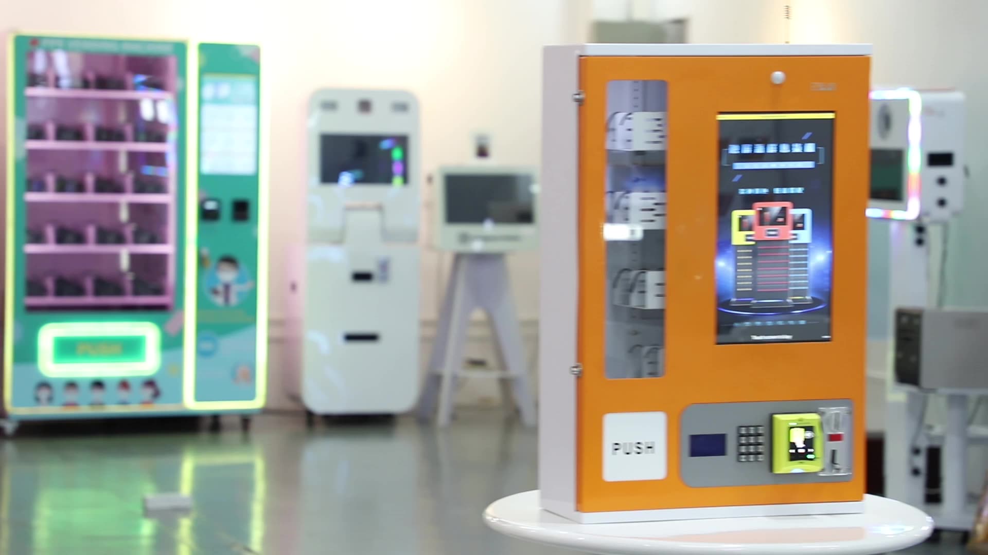 Sanitary Napkin Vending Machine With 18.5"touchscreen Tampon Machine With Showcase Buy