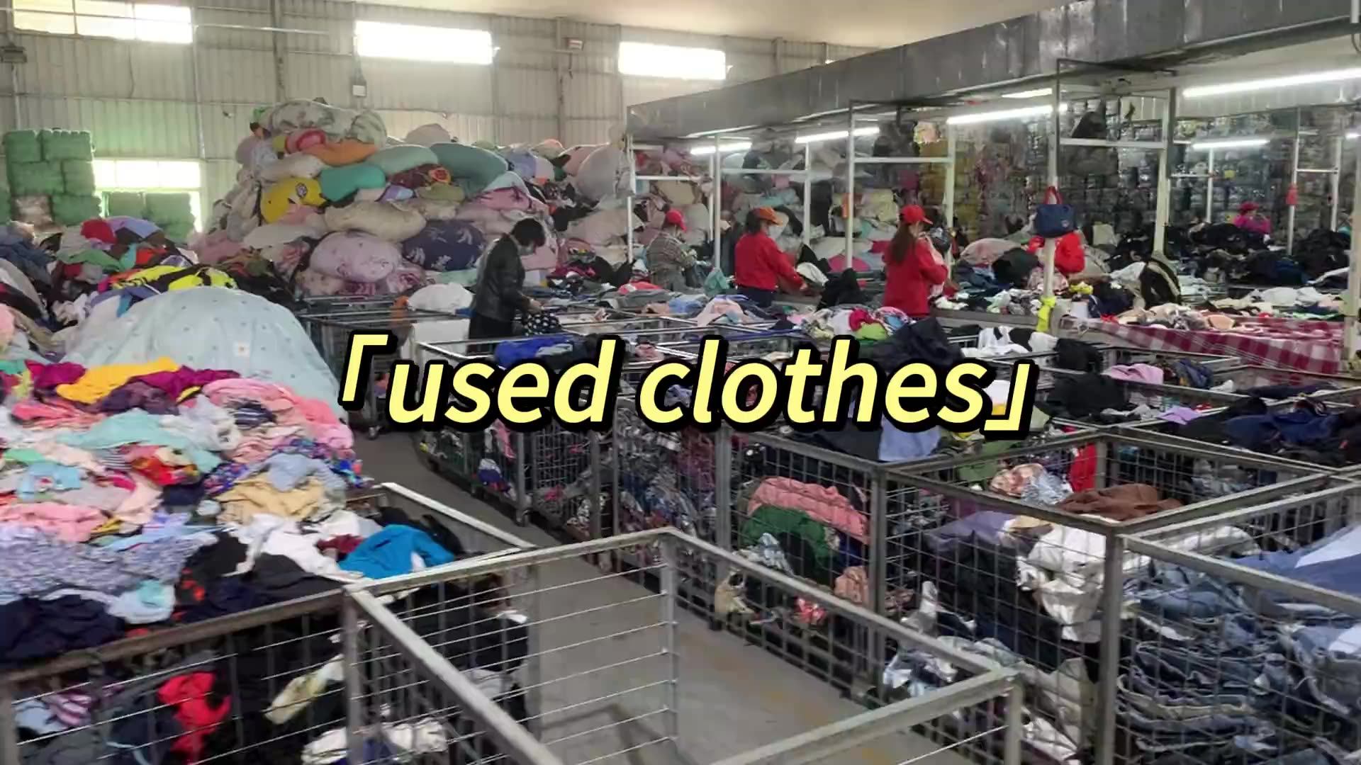 Wholesale Original Branded Bale Us Uk Used Clothes Bales Bundle For Flannel Uniform Work Men T