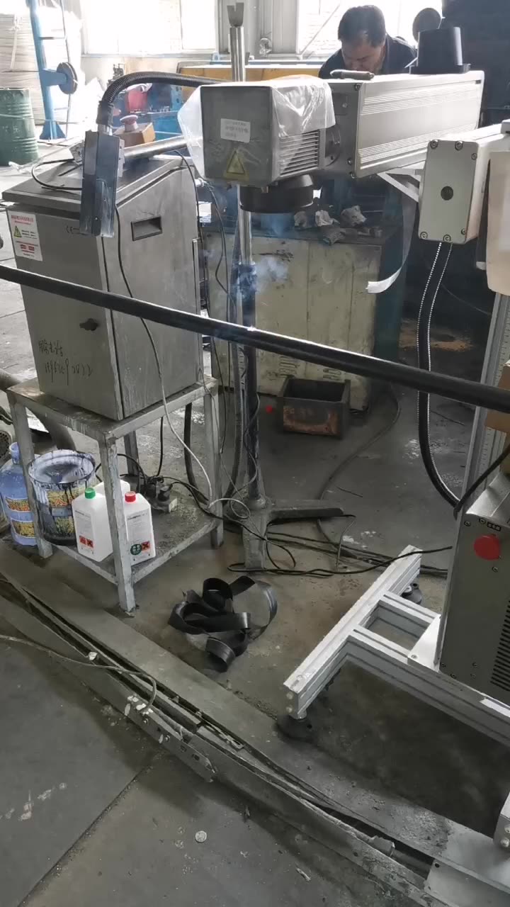 High Speed Online Flying Laser Expiry Date Printing Machine Raycus 30w