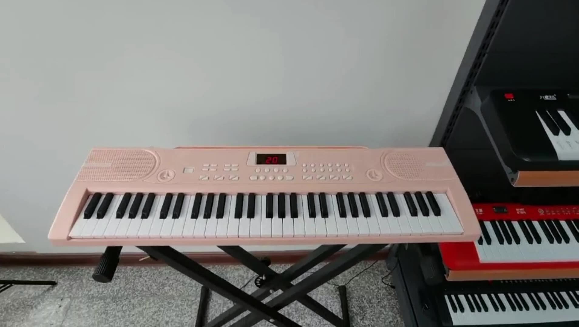 61 Keys Light Keyboard Learning Function Electronic Keyboard Electric ...