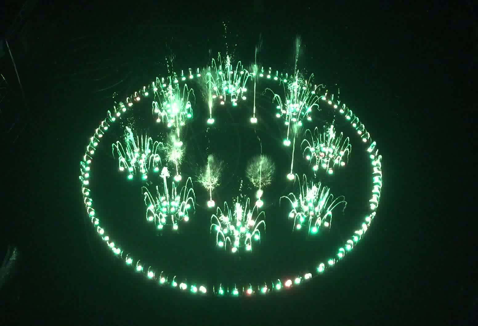 4 To 5m Diameter Garden Lake Dancing Music Water Fountain With Lights
