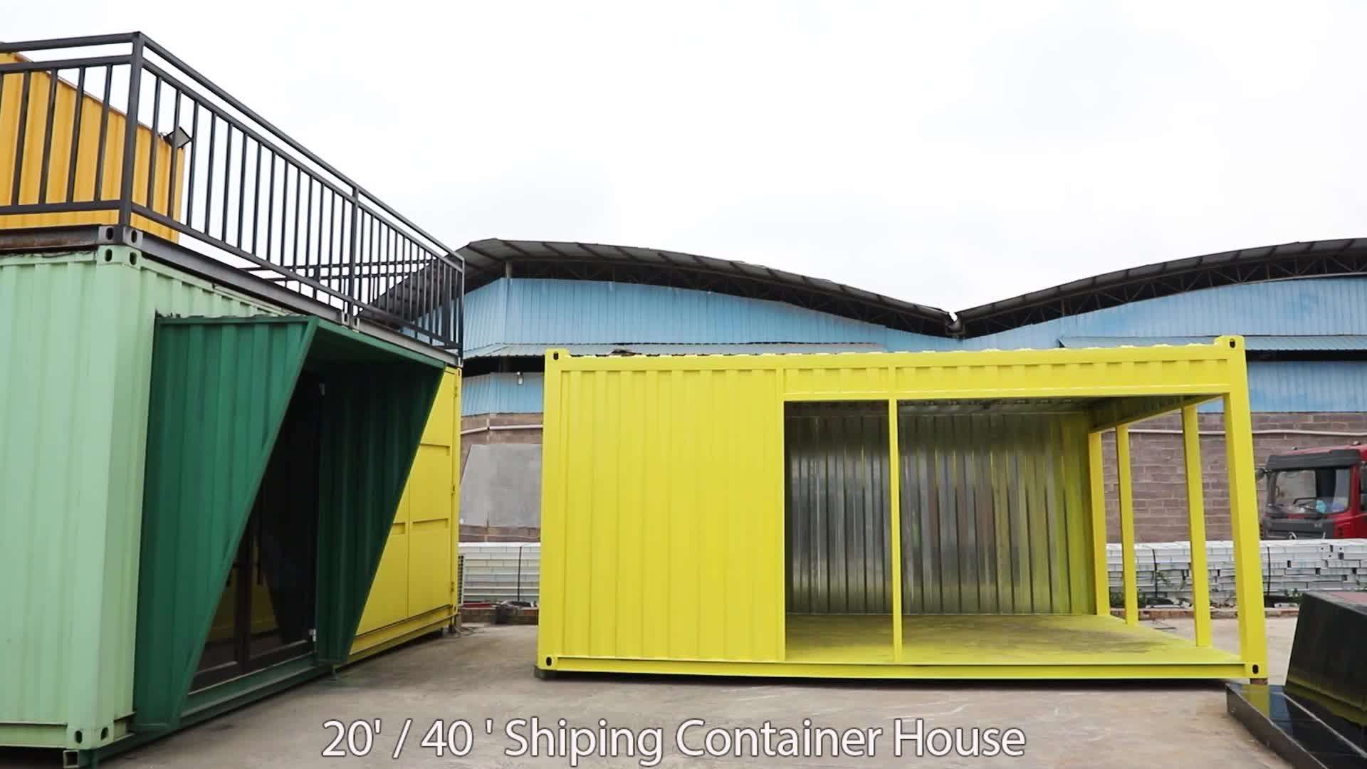 Luxury Customized 20ft Shipping Container House Home Prefab Office For