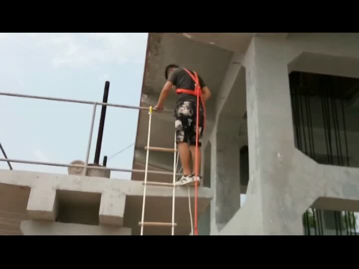 thang thoat hiem Thang dây thang mềm thang dây thoát hiểm 5 mét 10 mét 20 mét thông số kỹ thuật leo núi ngoài trời thang huấn luyện kỹ thuật thang hộ gia đình thang thoat hiem thang dây thoát hiểm chung cư 