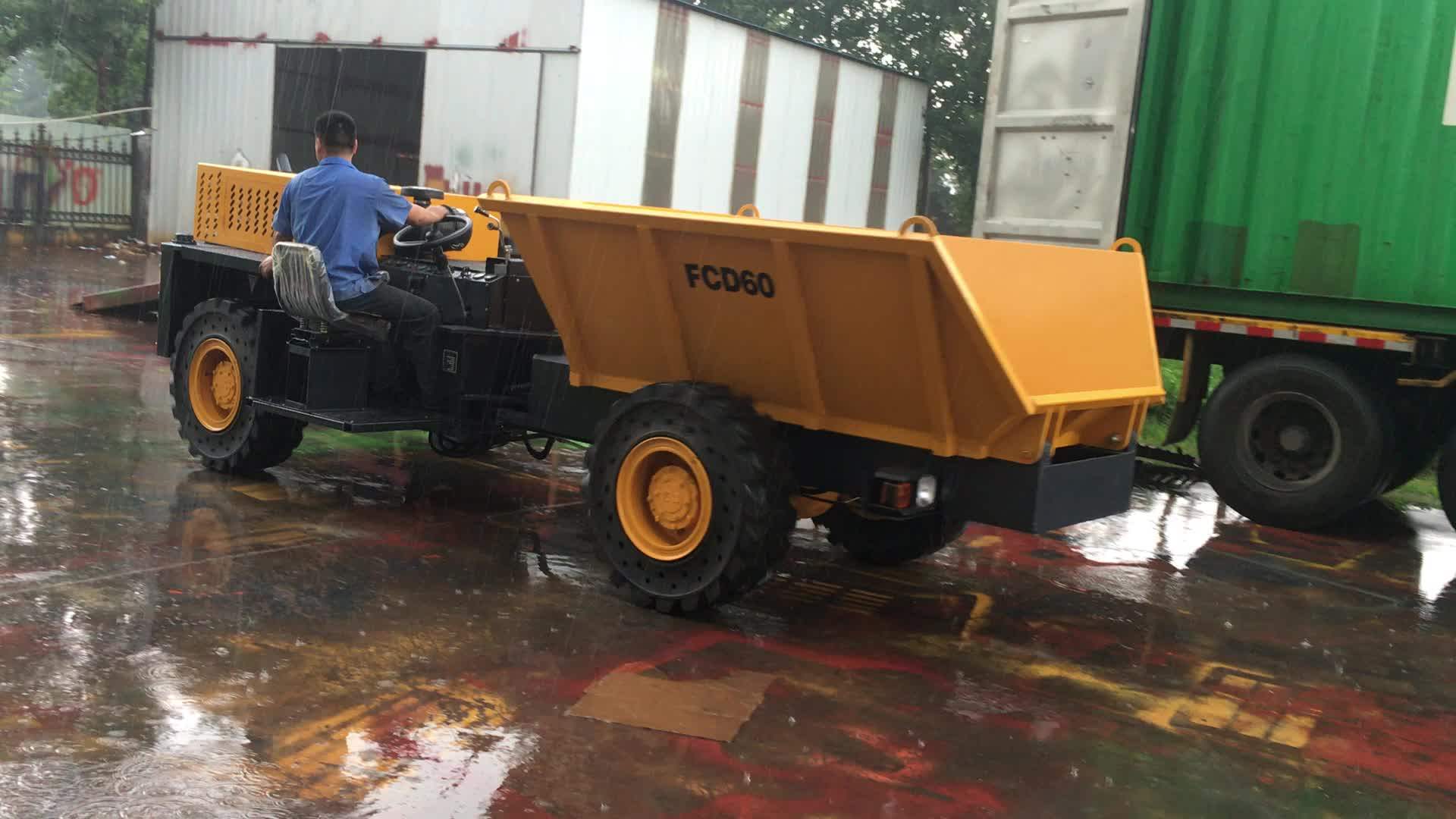 Construction Tunnel Mining Use Underground Diesel Mini Dumper Truck 6