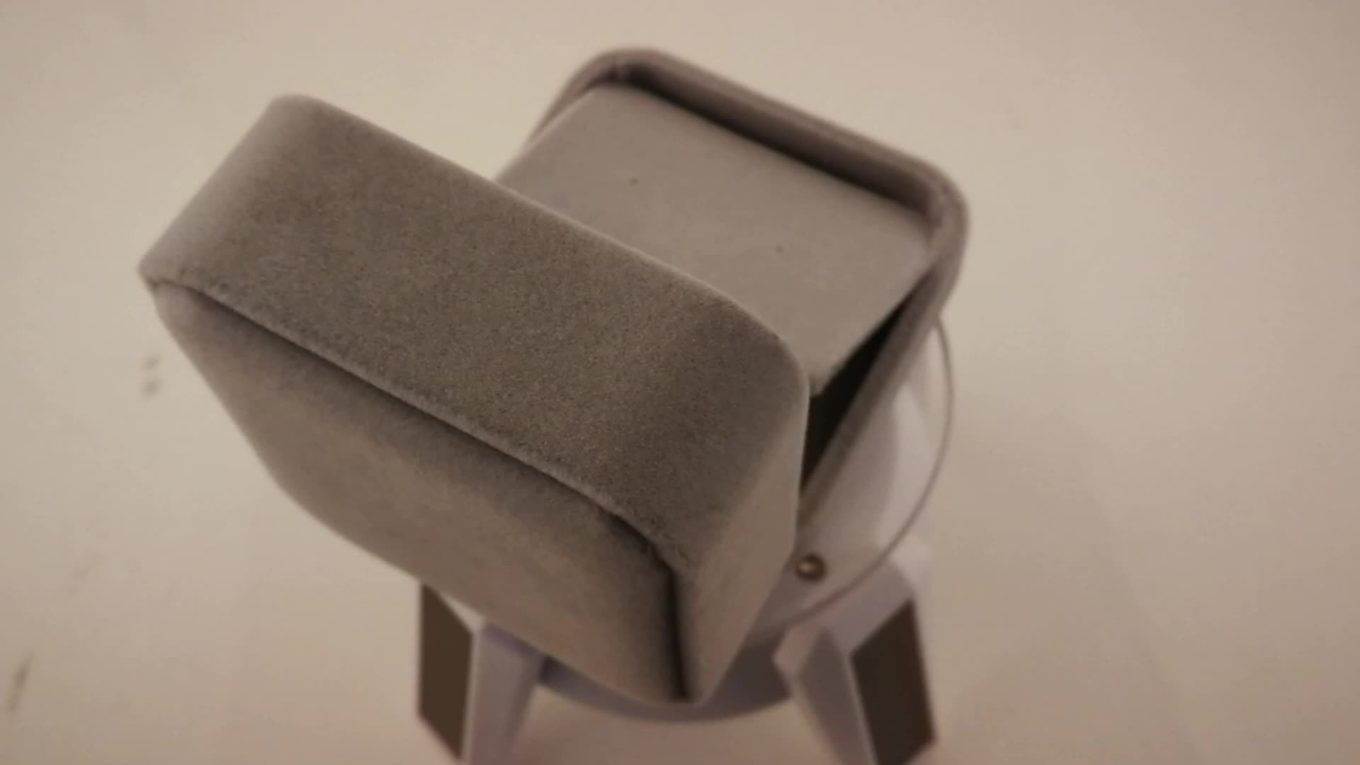 Mn003 Huilin Jewelry Creative Colorful Shell Velvet Jewelry Boxes Stud