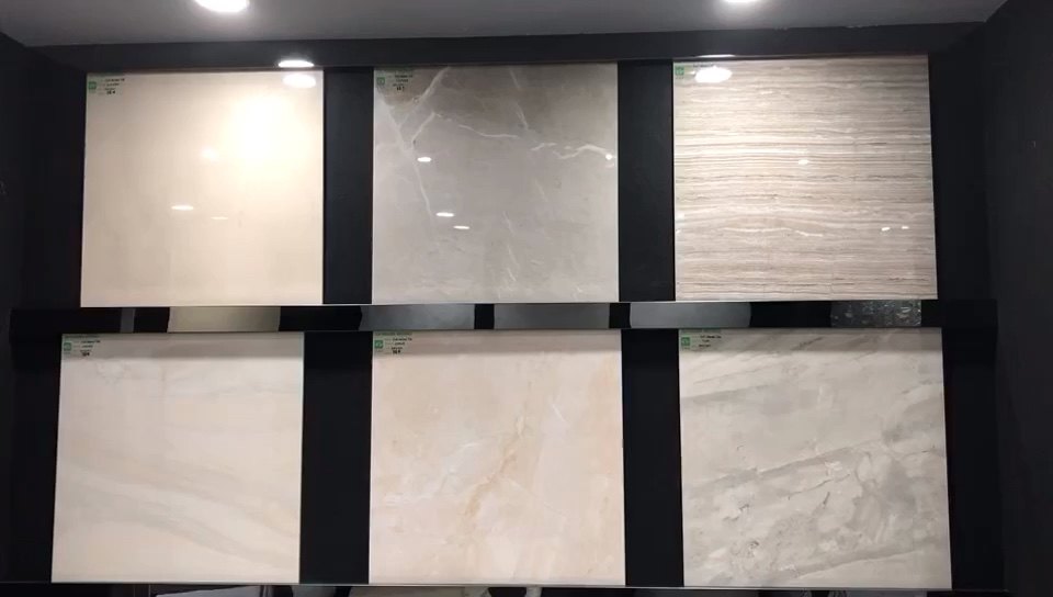 Korean Discount Floor Tiles Polished Galzed Pearl Jade White