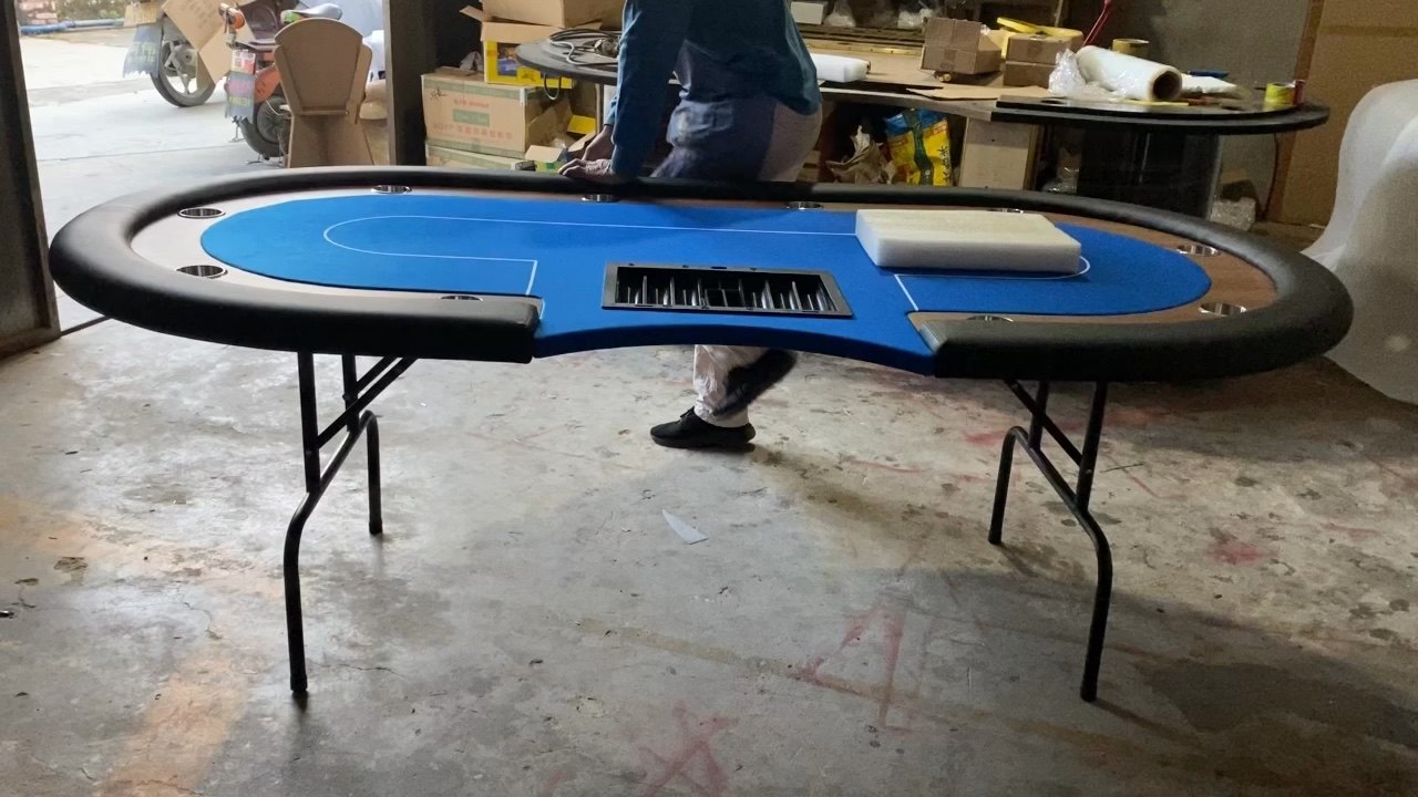 High Grade Solid Wood 96 Inch Oval Texas Poker Table Cheap Poker Table
