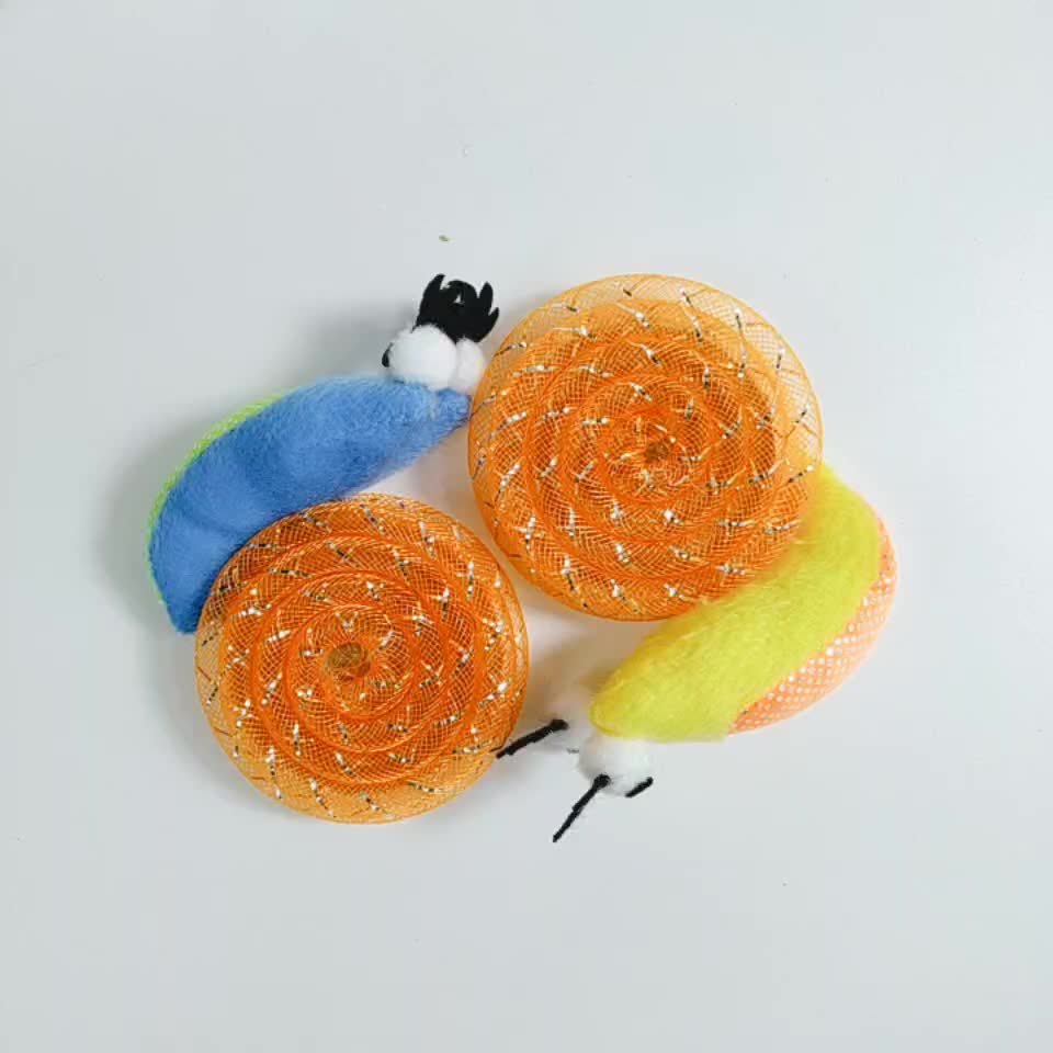 Pet Plush Snail Shape Toys Cat Favorite Scratcher Cat Toy Buy Plush