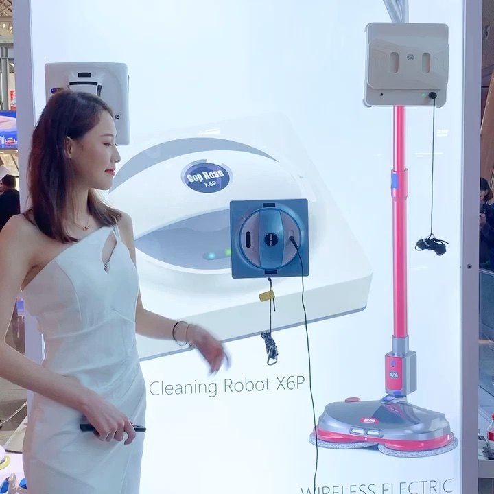 Cop Rose X6 Pro Window Cleaner Machine,Vacuum Cleaner Window,Steam