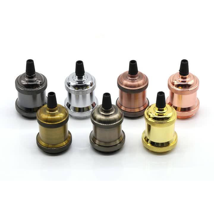 Retro Vintage E27 Diecasting Aluminum Lamp Socket Holder,Lighting