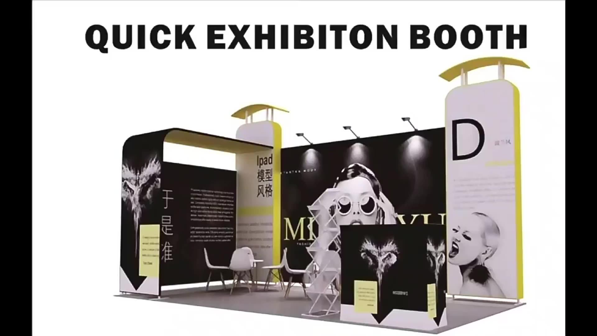 10x10 10x20 20x20 Standard Portable Modular Tension Clothing Fabric