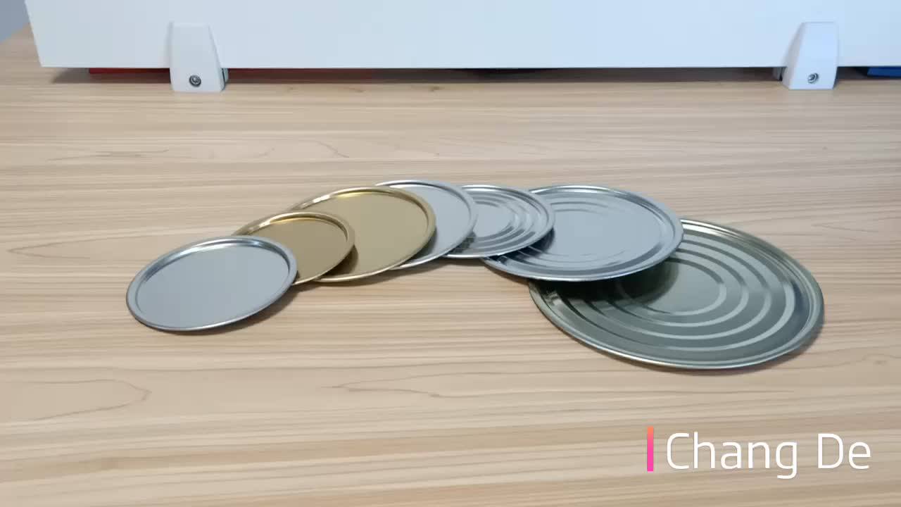 Id73mm 300 Paper Tube Gold Silver Iron Round Can Cover Tin Bottom Lids