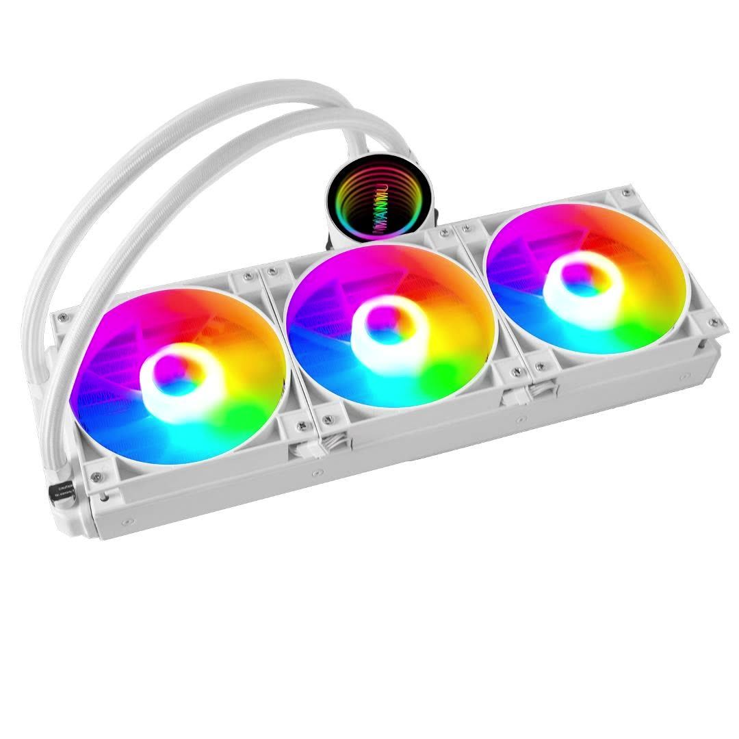 Manmu Hot Liquid Cooling Kit For Pc Water Cooling Gaming Pc Liquid Cooling 360mm White Water