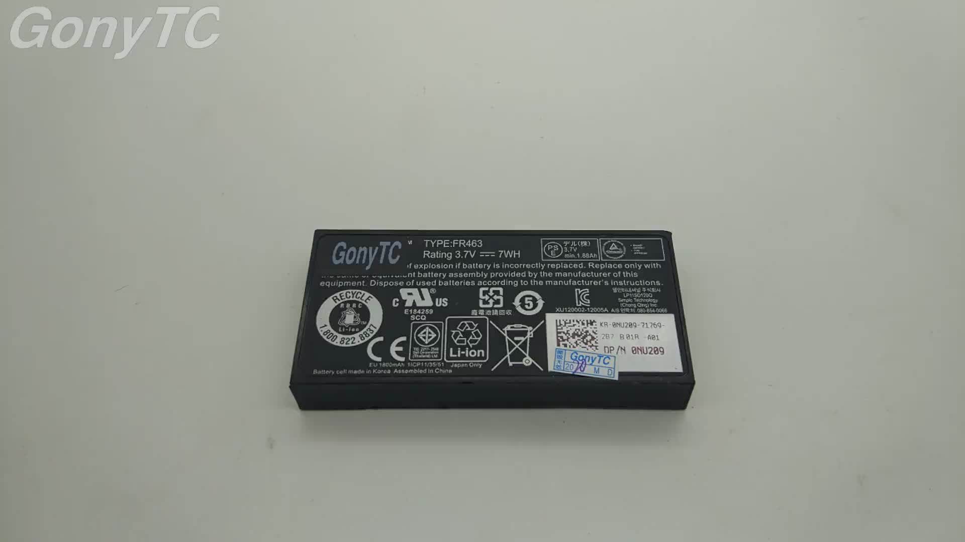 Lot De 10 Batteries Dell – Modèles U8735, UF302, XJ547, P9110, Etc., D'occasion Fonctionnelles