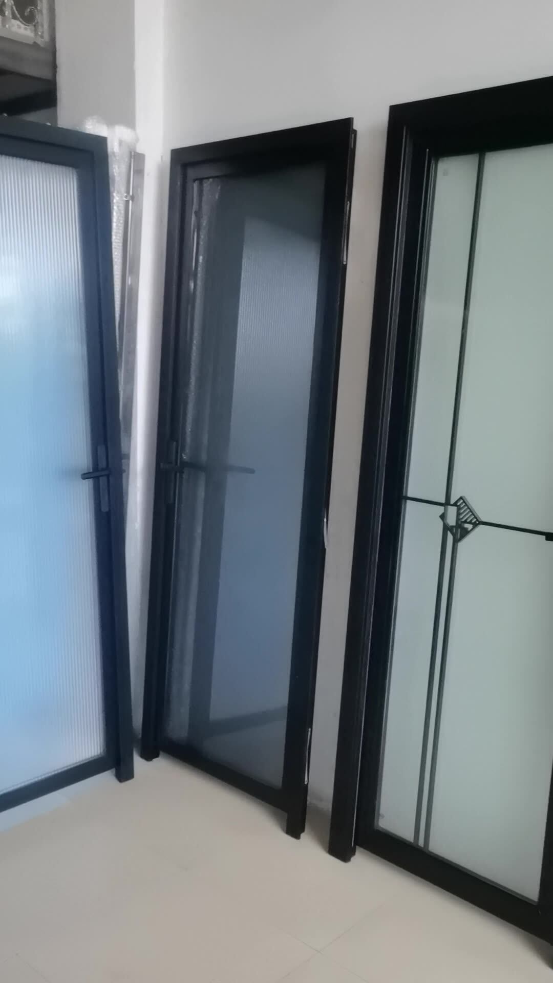 批发铝合金平开门卫生间厕所门工程门双层钢化玻璃浴室门卫浴门-阿里巴巴