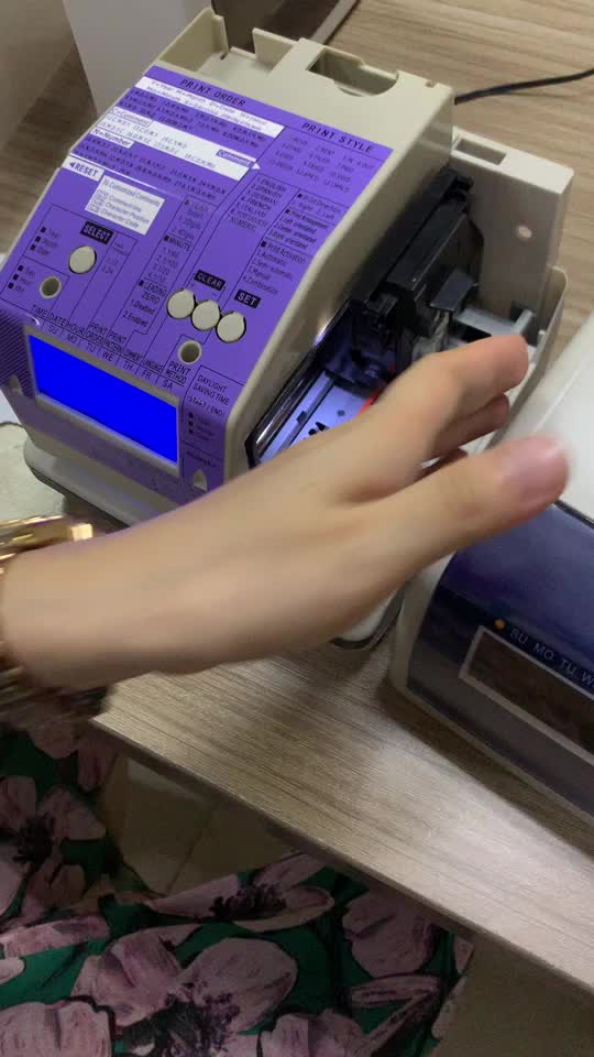 Electronic time and date stamp time recorder attendance buy time and