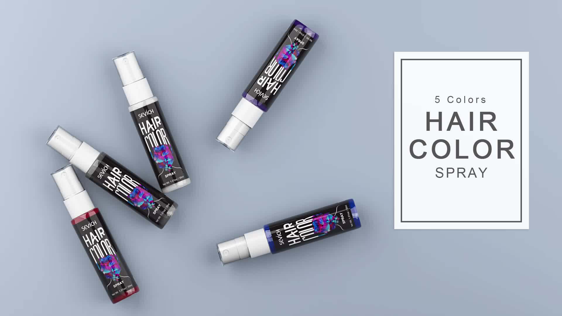 Good Quality Hair Product Private Label Temporary Hair Color Spray