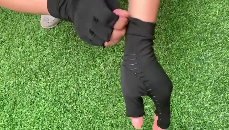 Fit Arthritis Copper Infused Compression Gloves For Men Walgreens Buy Copper Arthritis Gloves