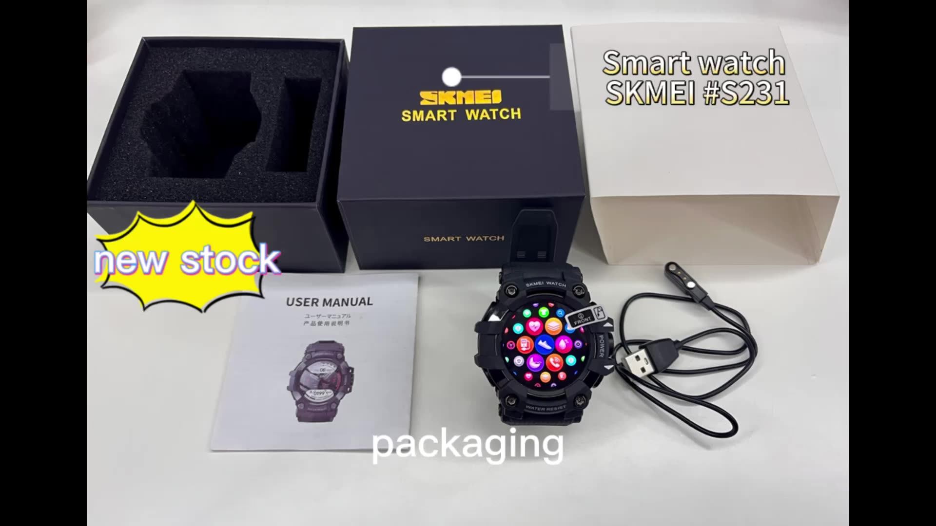 Skmei S231 2023 Best Fashion Design Watches Fitness Tracker Android