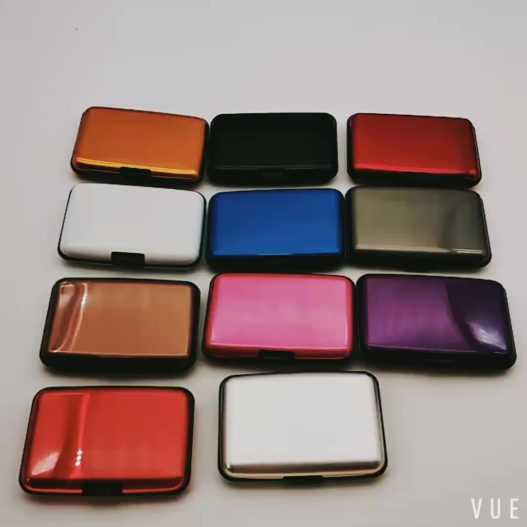 Metal Credit Card Holder Aluminum Card Holder Square