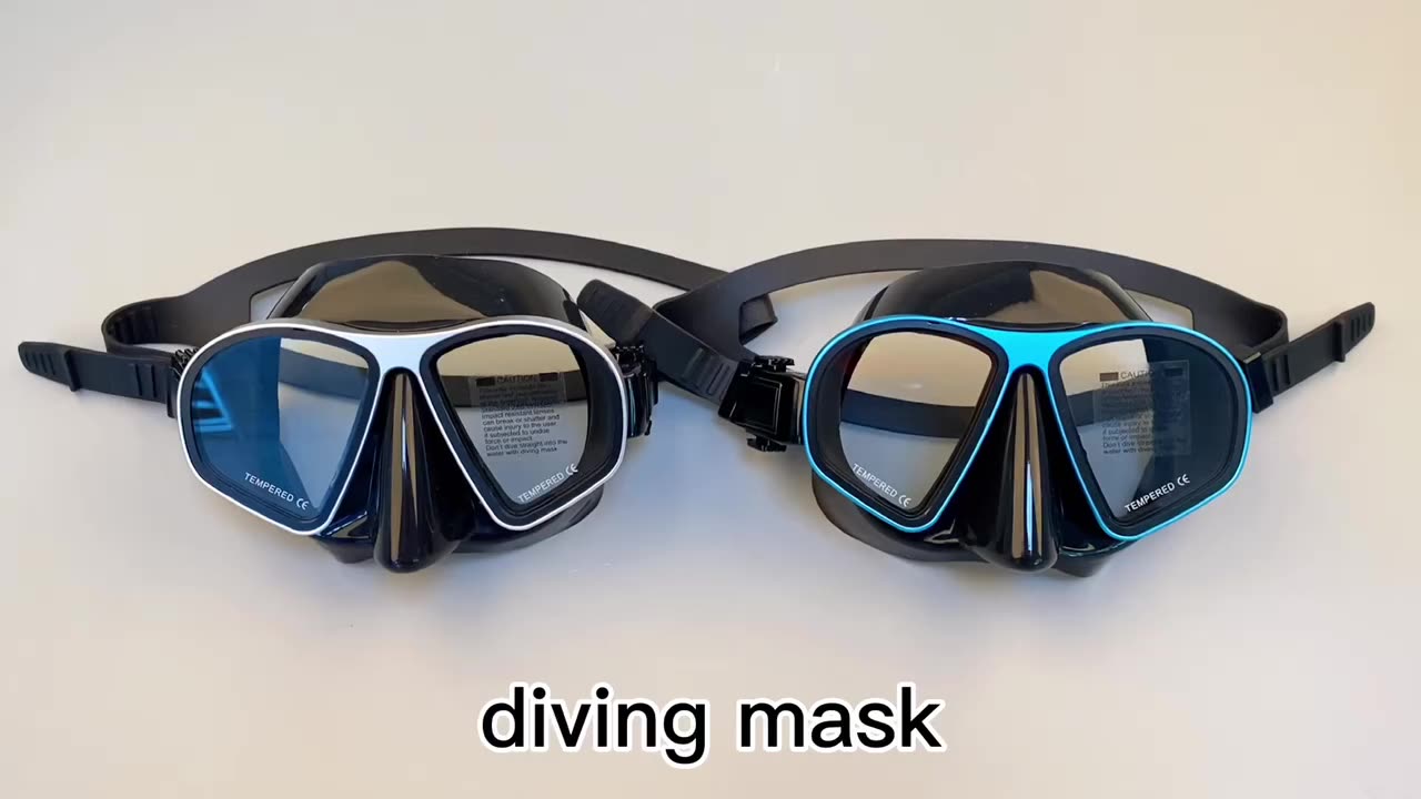 Custom Aloma New Professional Diving Snorkel Equipment Anti Fogging Silicone Scuba Freediving