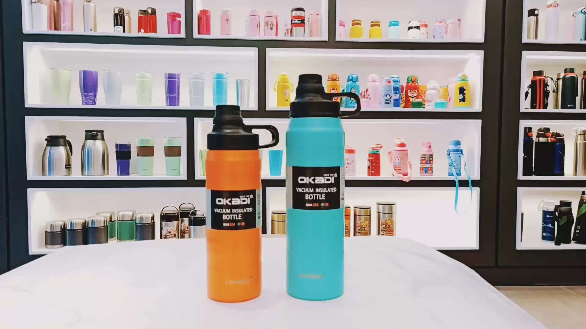 900ml Eco Friendly Thermos Stainless Steel Insulated Sports Bottle