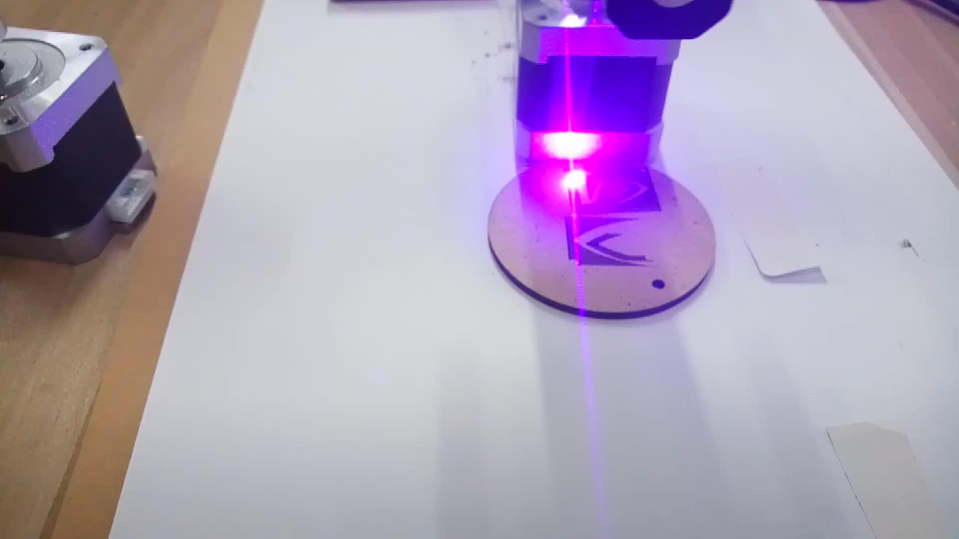 Mini 15000mw Blue Cnc Laser Engraving Machine 2axis Dc 12v Diy Engraver