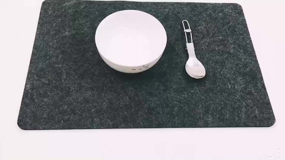 17 X 11 Inch Rectangle Placemats Felt Table Mats Felt Placemat With Rounded Corners Buy Felt