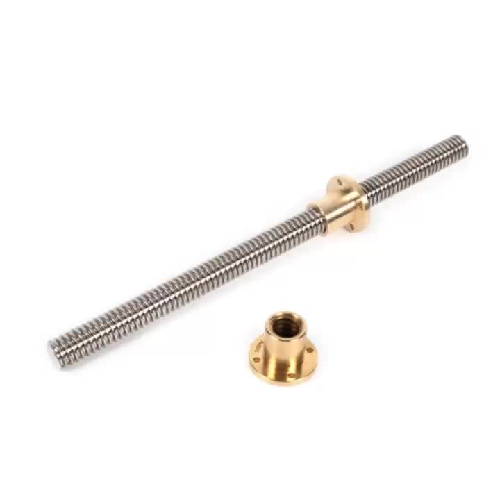 Cnc 32mm Trapezoidal Threaded Rod Trapezoidal Brass Jack Lift And