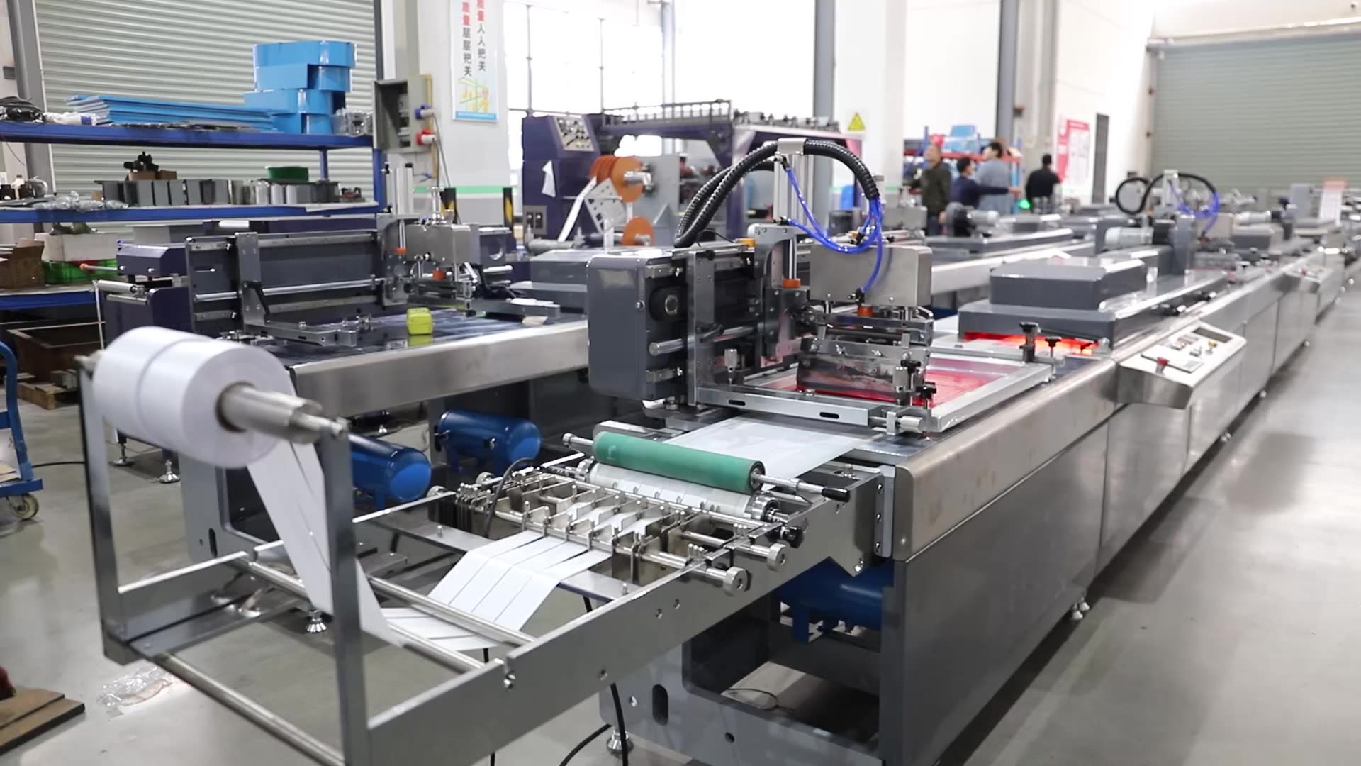 JD-3003) Automatic Roll to Roll Silk Screen Printing Machine for