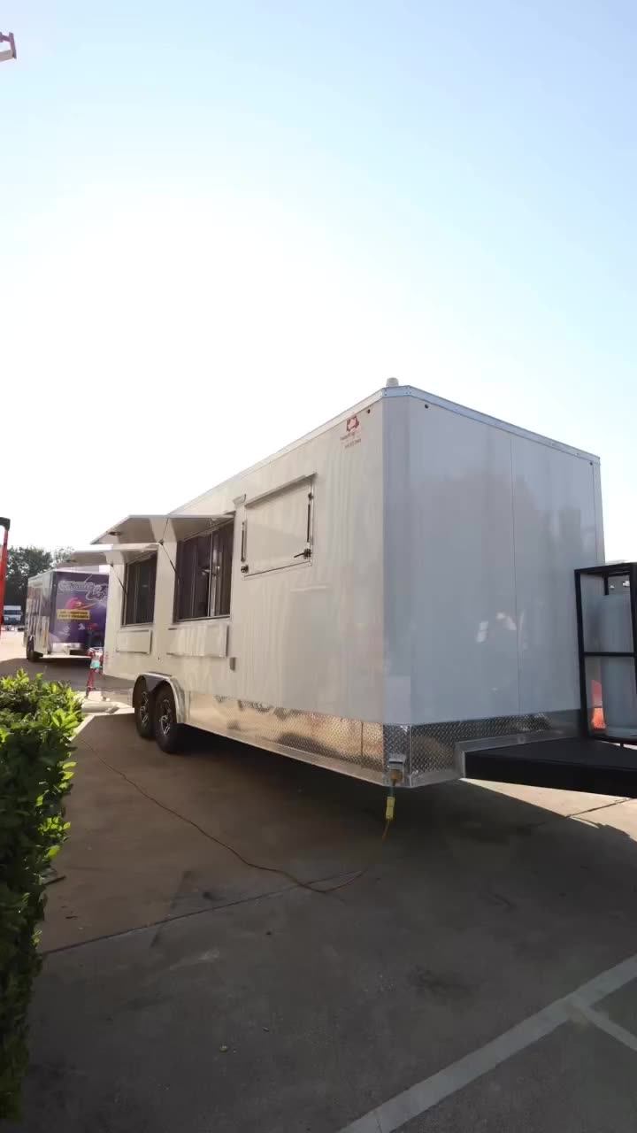 Standard Food Truck Mobile Fast Food Cart Trailer Australia Customised