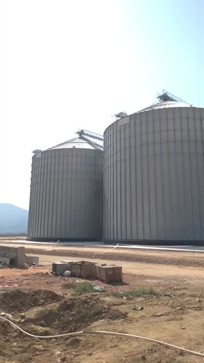 Agricultural Machinery Used Corrugated Steel Grain Silo For Sale - Buy