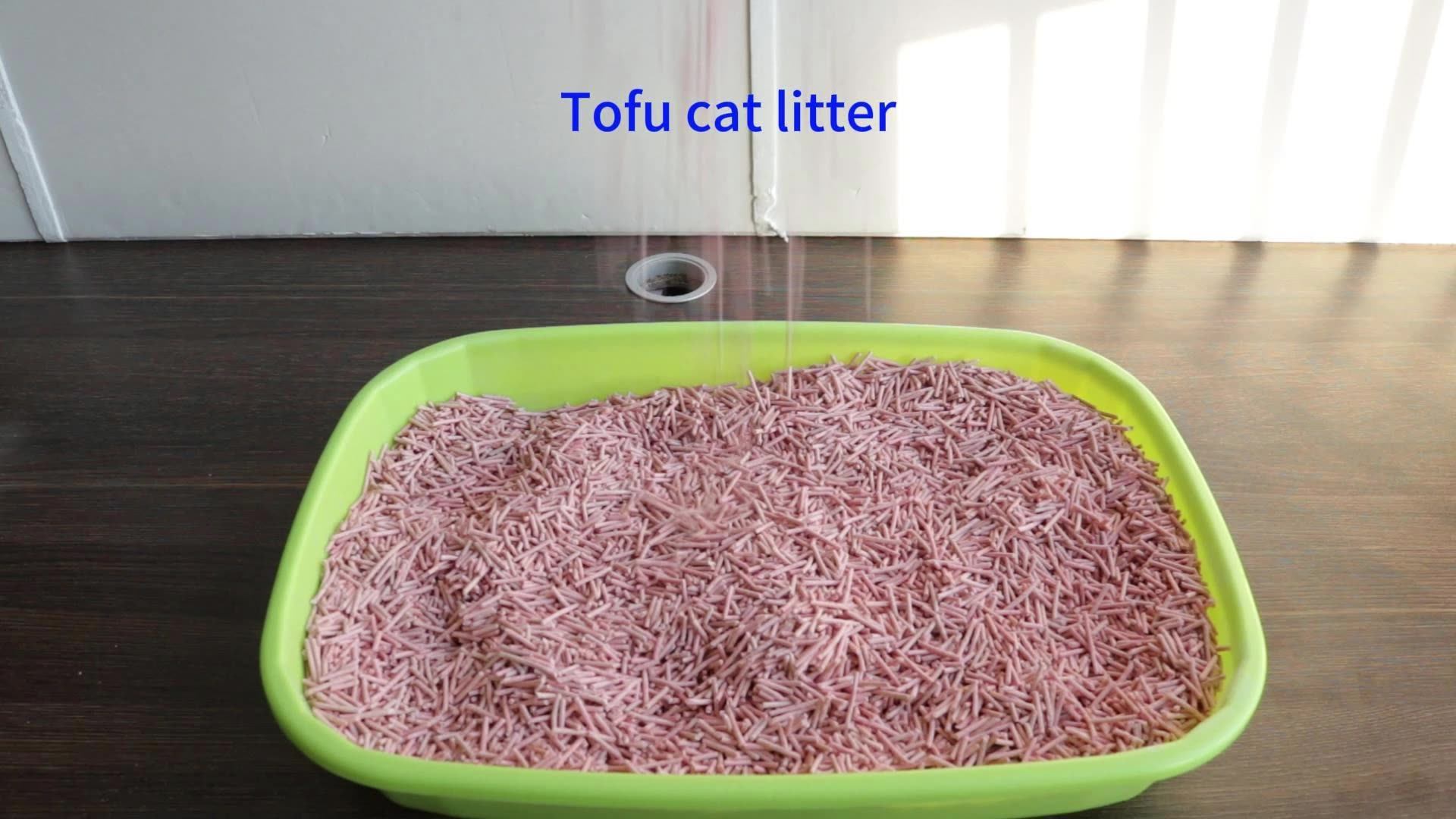 Factory Wholesale Supply Soybean Tofu Tofu Cat Litter Sand Milk Peach