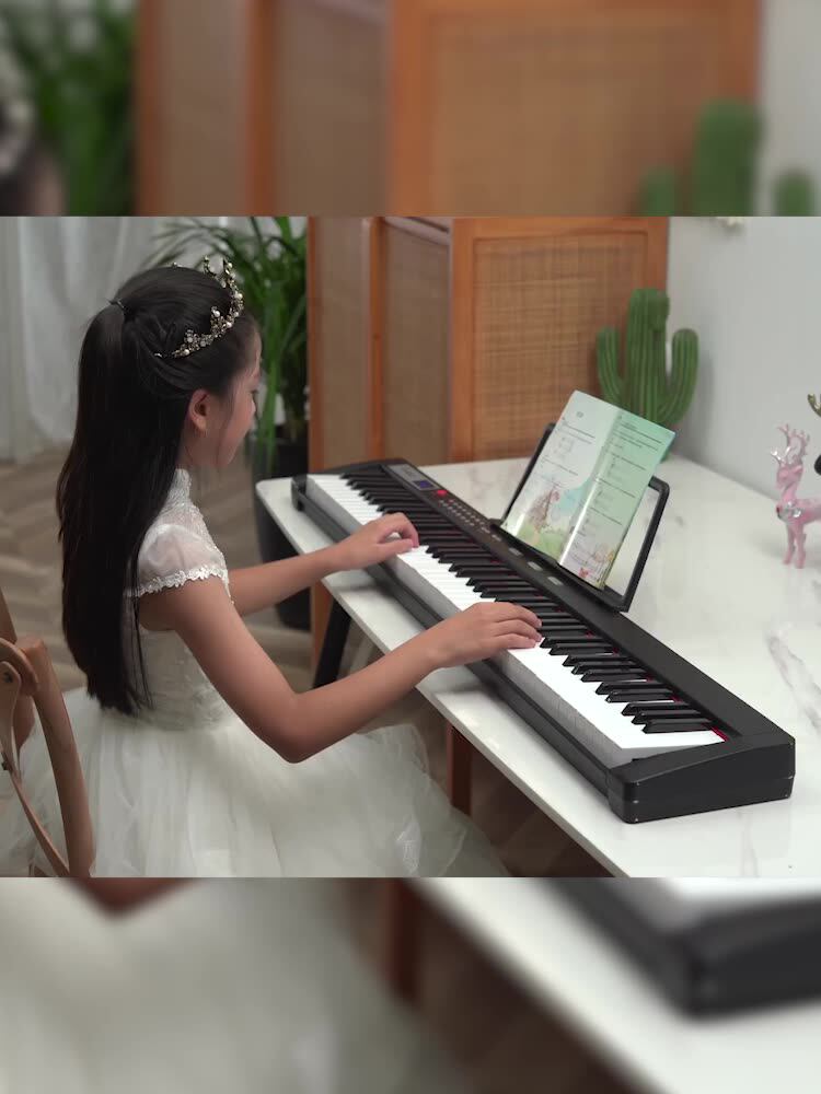 Portable smart electronic keyboard 88 keys Children adult beginner entry Adult professional young teacher multi-function piano