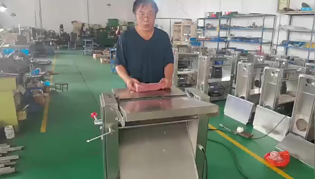 Automatic Fresh Beef Jerky Slicer Flake Pork Meat Pork Skin Peeling