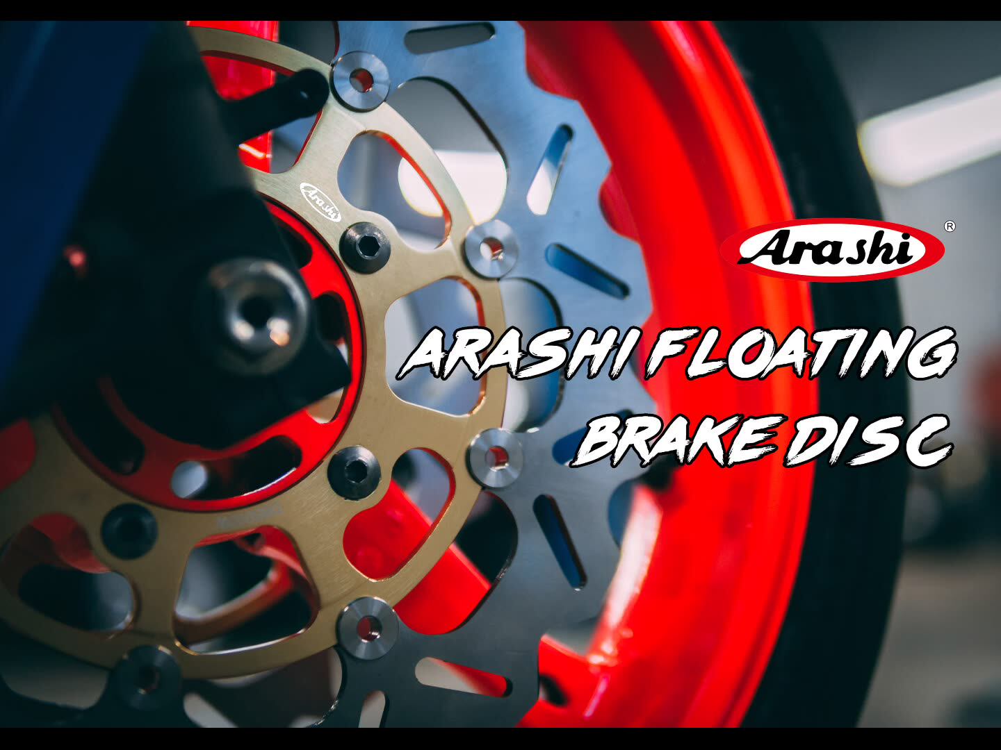 Arashi For KAWASAKI ZX10R 2004 -2007 CNC Floating Front Brake Disc