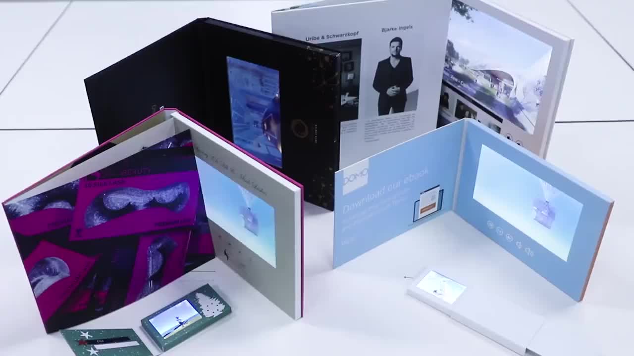 High Definition Lcd Screen Video Graphics Card Greeting Business Cards