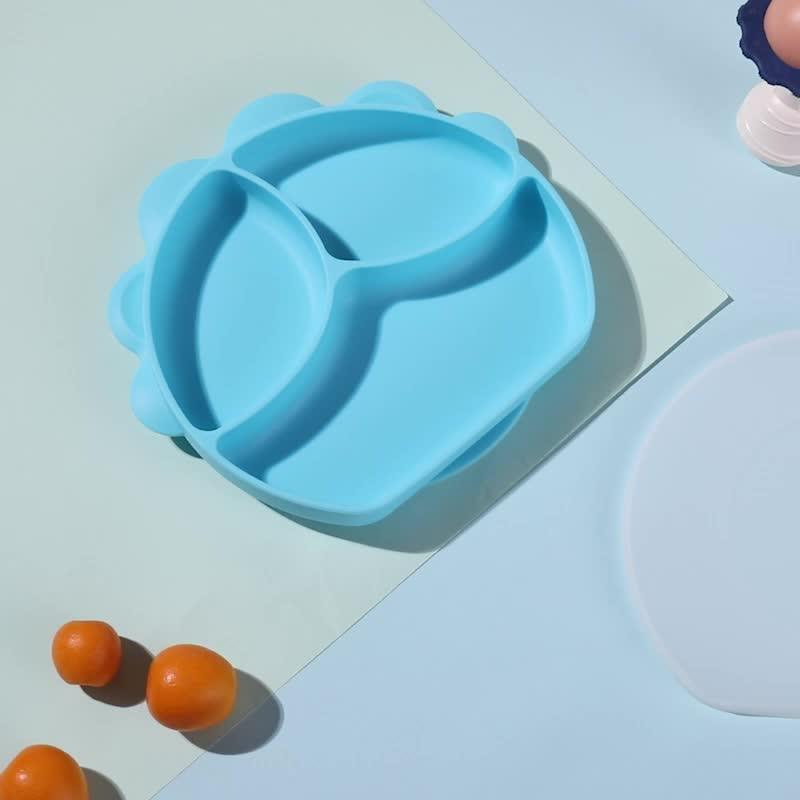 Non Slip Waterproof Divided Custom Suction Baby Silicone Place Mat