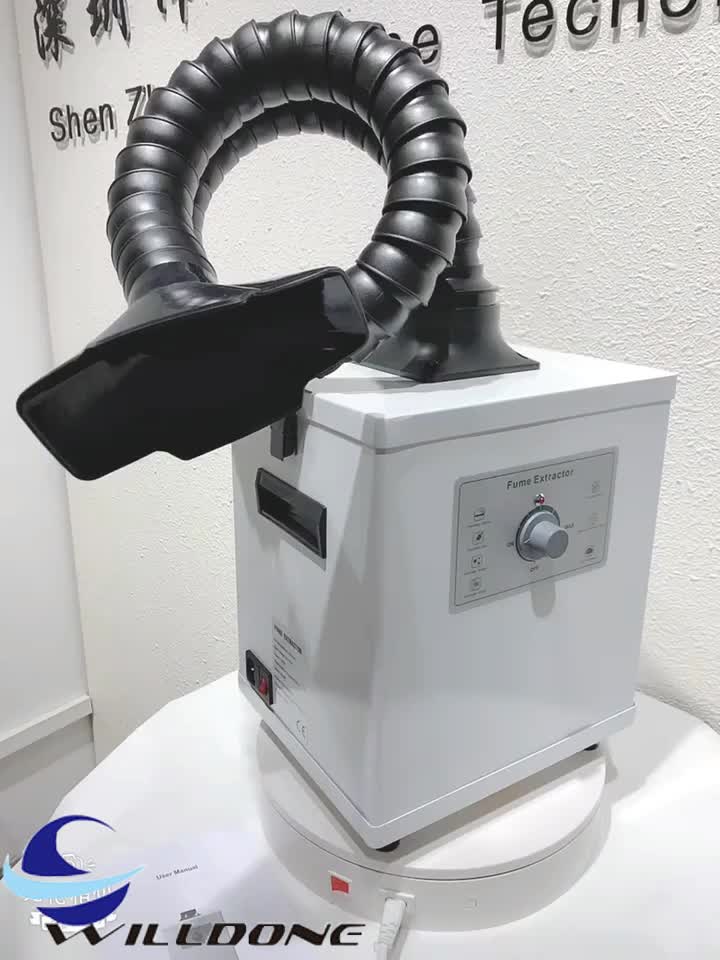 150w Beauty Nail Salon Fume Extractor,Soldering Welding Smoke Fume