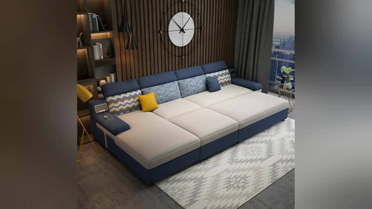 Linen Sofa Cum Bed With Storage Bed Sofa Modern Furniture Sectionals
