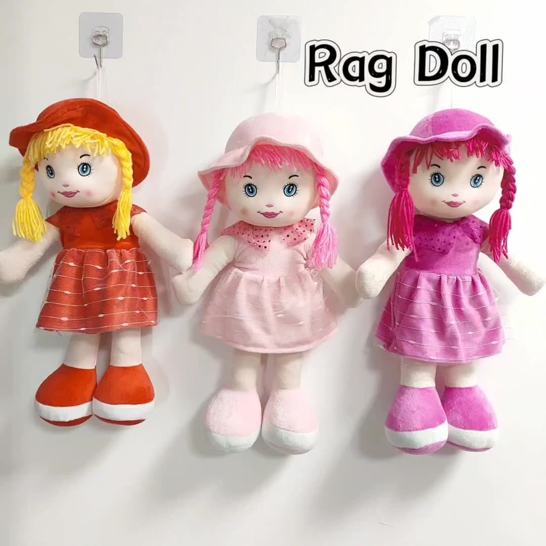 Lovely Soft Body Colourful Soft Rag Doll for Kids Gifts